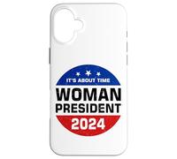 Woman President 2024 Democrats Election Kamala Harris Case for iPhone 16 Plus