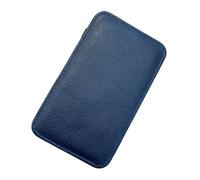 Woman PU Puzzle Wallet Compact Milkman’s Wallet with Elastic Straps for Notes, Navy