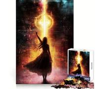 Woman Reaching for Light Jigsaw for Teenagers 1000 Pieces Mind Exercise Soft Distraction Exact Cut (38x26cm)