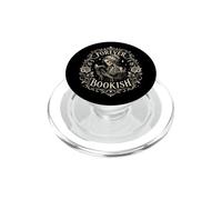 Woman Reading Book Skeleton Forever Bookish Books PopSockets PopGrip for MagSafe