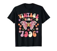 Woman Retro Butterfly 30th Birthday Vintage 1996 T-Shirt