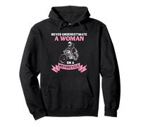 Woman Riding A Motorcycle Rider Quote Design Pullover Hoodie