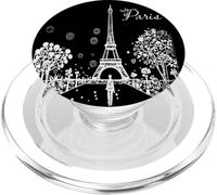 Woman Romantic France City of Paris Always a Good Idea PopSockets PopGrip for MagSafe