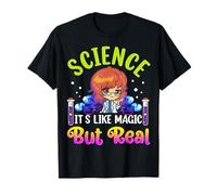 Woman Scientist Chibi Anime Girl Aesthetic Kawaii Science T-Shirt