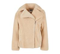 Woman sherpa biker fleece Urban Classics Beige 2XL