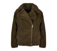 Woman sherpa biker fleece Urban Classics Vert M