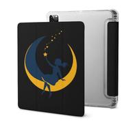 Woman Sitting on The Crescent Moon Tri-fold Tablet Case