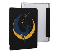Woman Sitting on The Crescent Moon Tri-fold Tablet Case