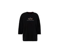 Woman sweater Alpha Industries Crystal OS Noir L