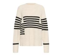 Woman sweater CULTURE Nicky Kimmy Stripe Blanc XL