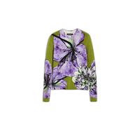 Desigual Orquidea Lacroix Green & Purple Flower Jumper by Mr Christian Lacroix 25WWJF42