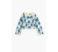 Woman sweater Desigual Sky Bleu S