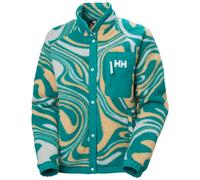Helly Hansen Imperial Printed Pile Snap Fleece green yellow white Women - L