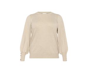 Woman sweater KAFFE Curve Lizzy NO Gris M