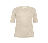 Woman sweater KAFFE Curve Loura Beige S