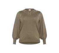 Woman sweater KAFFE Curve Rahina Marron M