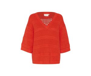 Woman sweater KAFFE Teresa Orange 2XL