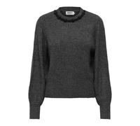 ONLY Women's Onlelsa L/S Pullover KNT Noos Jumper, Medium Grey Melange, L