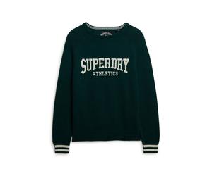 Woman sweater Superdry Slouchy Intarsia Vert 2XS