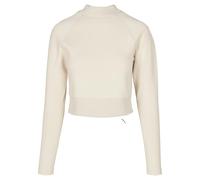 Woman sweater Urban Classics interlock short crew Blanc L