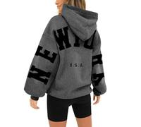 Woman Sweater Y2K Jacket Woman Clothes Women Zip Up Sweatshirt Teen Girl Tops Half Zipper Pullover Women Womens Fall Clothes 2024 Dressy Sweatshirts for Women Winter Sweaters Fleece Sweatshirt Womens
