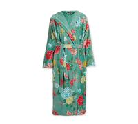 Woman terry bathrobe with hood PIP STUDIO Good Evening green