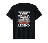 Woman The Myth Trainer The Legend Female Personal Trainer T-Shirt