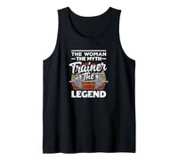 Woman The Myth Trainer The Legend Female Personal Trainer Tank Top