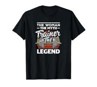 Woman The Myth Trainer The Legend Female Personal Trainer Value Graphic T-Shirt