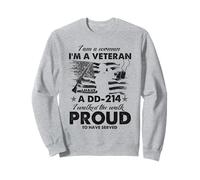 Woman Veteran DD-214 I Walked The Walk Proud To Have Served Sweatshirt