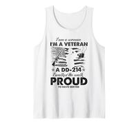 Woman Veteran DD-214 I Walked The Walk Proud To Have Served Tank Top