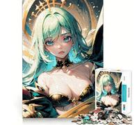 Woman with A Halo Jigsaw for Adults 1000 Pieces Think Skill Game High Precision Die Cut Entertaining Challenge for Spare Time (50x75cm)