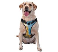 Woman With Brown Dog By The Sea No Pull Dog Harness Adjustable Reflective Oxford Easy Control Medium Large Dog Harness