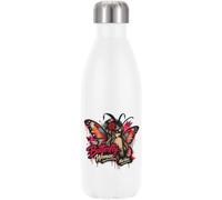 Woman with Butterfly Wings Art Vacuum Insulated Thermal Water Bottle White