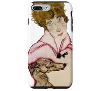 Woman with Greyhound (Edith Schiele) by Egon Schiele (1916) Case for iPhone 7 Plus/8 Plus