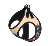 Woman With Long Colorful Hair Hanging Upside Down Printing Puppy Summer Vest Harness With Reflective,Dog Accessories For Small Medium Large Dogs And Cats