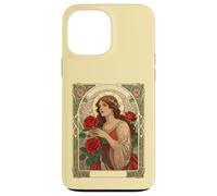 Woman With Roses Vintage Illustration Case for iPhone 13 Pro Max