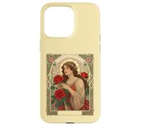 Woman With Roses Vintage Illustration Case for iPhone 15 Pro Max