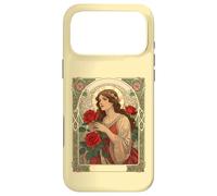 Woman With Roses Vintage Illustration Case for iPhone 17 Pro Max