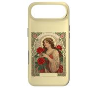 Woman With Roses Vintage Illustration Case for iPhone Air