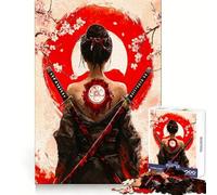 Woman with Swords Jigsaw Puzzles for Teenagers 1000 Pieces Brain Wellness Mind Calming Fun Perfect Lock (38x26cm)