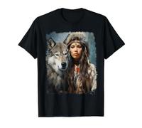 Woman Wolf Value Graphic T-Shirt, Men, Black, S