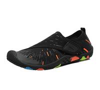 Woman Yoga Shoes Quick-Dry Outdoor Swimming Beach Quick-Drying Hook Loop Black Orange