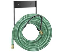 Womanht Metal Wall Garden Hose Holder Wall Mounted Hose Extension Bracket, Heavy Duty Garden Water Hose Hanger for Garage and Factory Organization