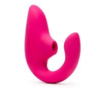 Womanizer Blend Dual Stimulator Rabbit Vibrator, 2in1 G Spot Sex Toy, Pink