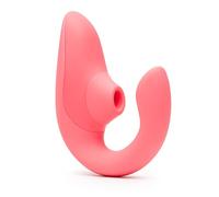 Womanizer Blend Dual Stimulator Rabbit Vibrator, 2in1 G Spot Sex Toy, Rose