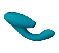 Womanizer DUO 2 - clitoral suction rabbit vibrator (Petrol)