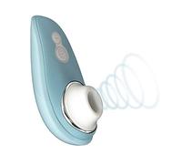 Womanizer Liberty Clitoral Sucking Toy - with Travel Cover - Clit Stimulator with 6 Suction Speeds - Waterproof Sucker Vibrator - Vibrating Adult Sex Toys for Women - Powder Blue