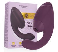 Womanizer Next Duo 3D Purple G-Spot and Clitoral Suction Stimulator - Purple Purple