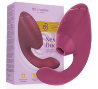 Womanizer Next Duo 3D Pink G-Spot and Clitoral Suction Stimulator - Pink Pink